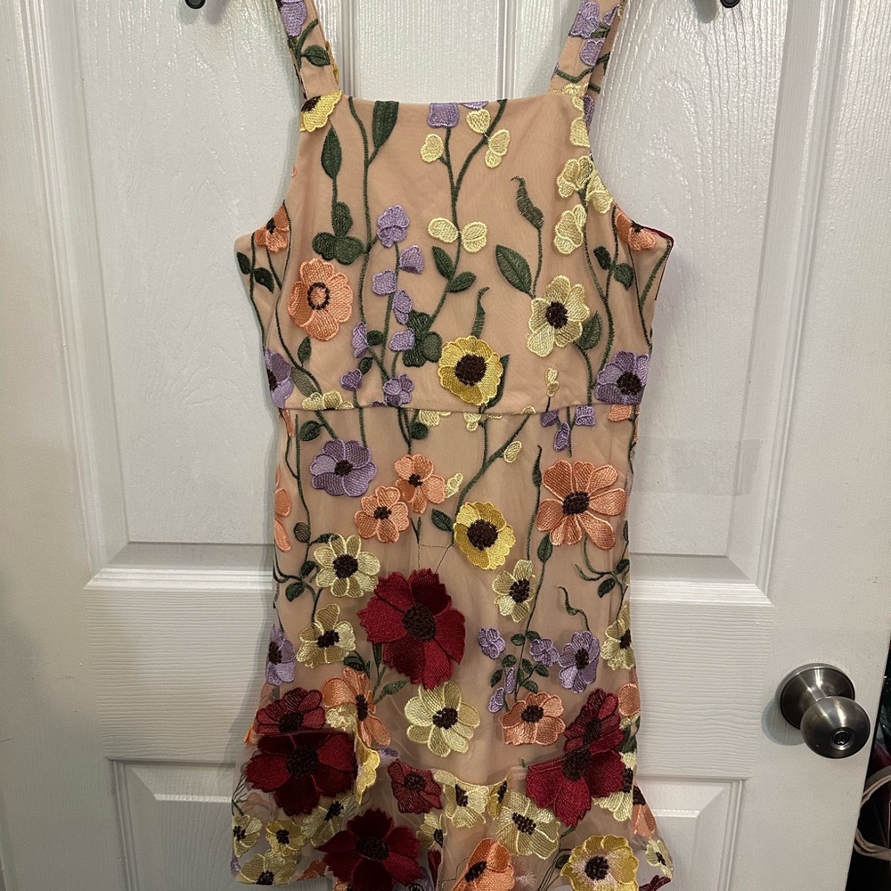 Gianni Bini Kids Dress with Colorful Floral Design, NWT!